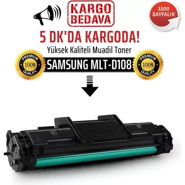 Samsung MLT-D108S / ML-2241 Muadil Toner