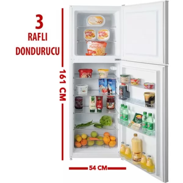 BESA RF-300 ÇİFT KAPILI DERİN DONDURUCULU BUZDOLABI 300 LT