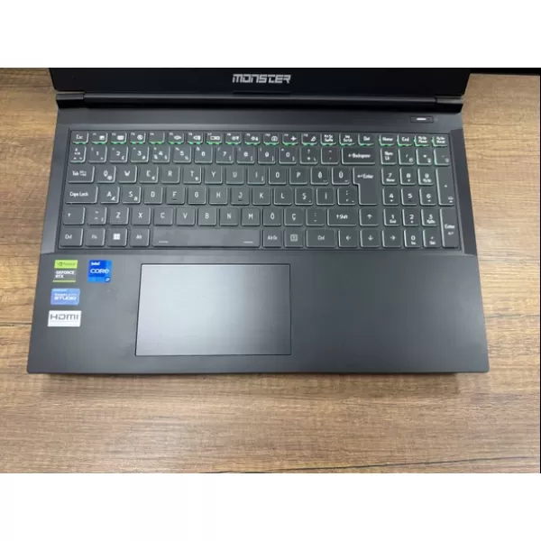 Monster Tulpar T5 V23.4.2 Intel Core i7-12700H  32GB RAM 1TB SSD W11 Rtx4060  15.6” FHD 144 Hz 8Gb95W (İKİNCİ EL)