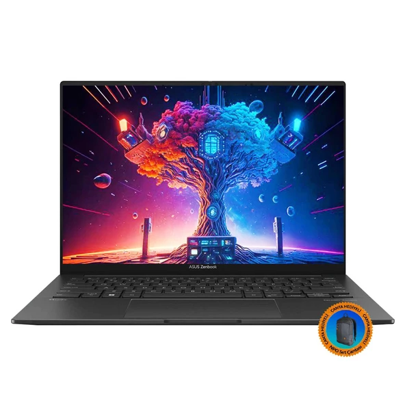 Asus ZenBook Q415MA-U00TT01 Ultra5 125H 8GB 1TBSSD 14" FHD+ Touch W11H Dizüstü Bilgisayar-CNT002
