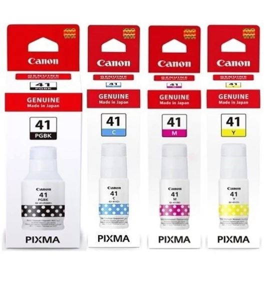 Canon GI-41 Orjinal Mürekkep Takım / Pizma G1420 / G1460 / G2420 / G2460 / G3420 / G3460