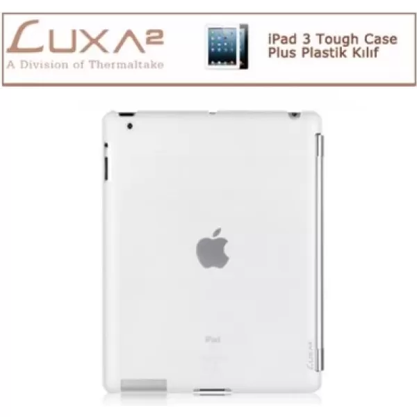 LUXA2 Ipad 3 Tough Case Plus Plastik Kılıf - Beyaz LHA0063-A