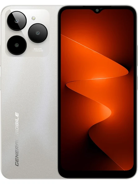 General Mobile Era 30 8gb (4gb + 4gb Genişletilmiş Ram) + 128GB Hafıza Çift Sim Kart  Beyaz