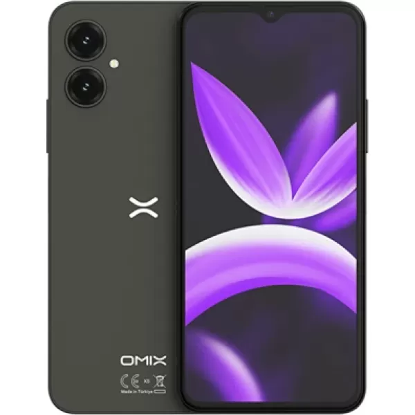 OMİX X5 6 128 GB CEP TELEFONU GRAPHİTE